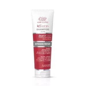 RC8pjaIvJXgijydlsaS4d6qwG5Hh0p1vXiWSdb4r.webp Eva Hair Clinic Keratin Intensive Repair Shampoo For All Hair Types 230 Ml