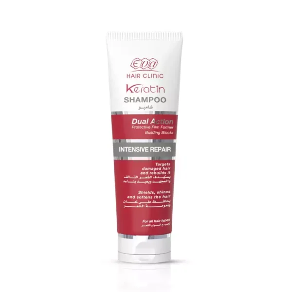 Eva Hair Clinic Keratin Intensive Repair Shampoo For All Hair Types 230 Ml