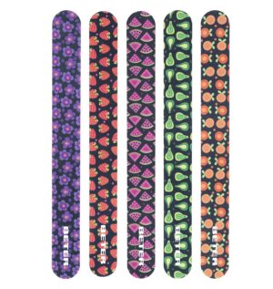 BETER Fibreglass nail file, decorated 180/220 grain