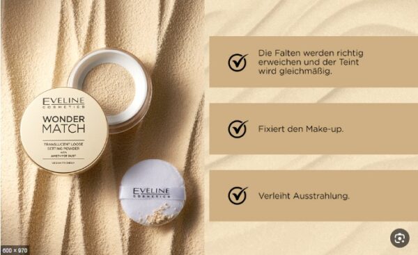 Screenshot 2025-11-19 122052 Eveline Wonder Match Translucent Loose Setting Powder with Amethyst Dust