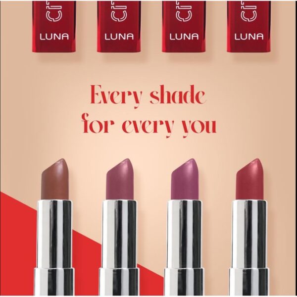 2 Luna City Girl Creamy Lipstick